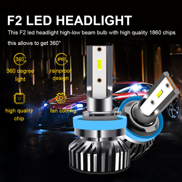 led headlight bulb f2 1