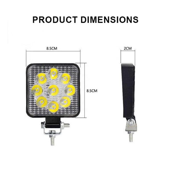 LED square work light