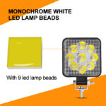 LED square work light