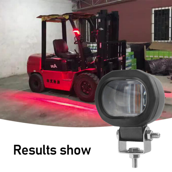 Mini red light forklift light